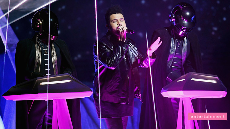 Daft Punk play at the Grammys