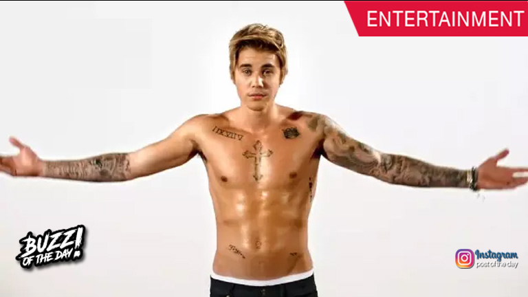 topless Justin Bieber dirty dance 