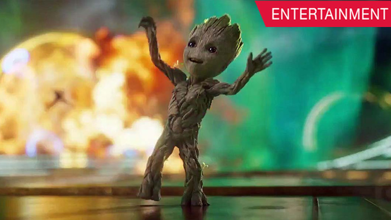 Baby Groot dance in Guardians of the Galaxy 2