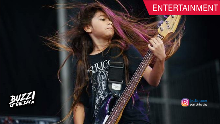 12-year old son of Metallica Perform With Korn