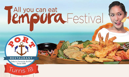 Tempura Festival at the Port Restaurant