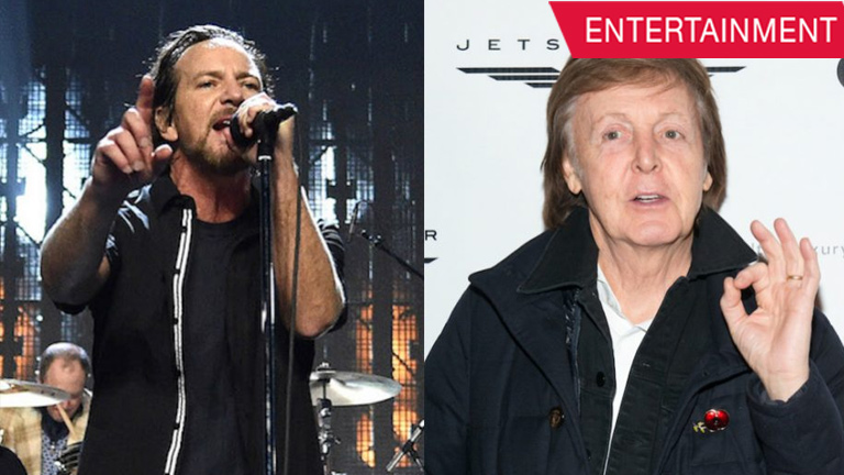 Paul McCartney once punched Eddie Vedder in the face