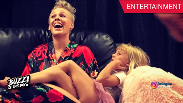 Pink Gets Stuck in an Elevator With Daughter