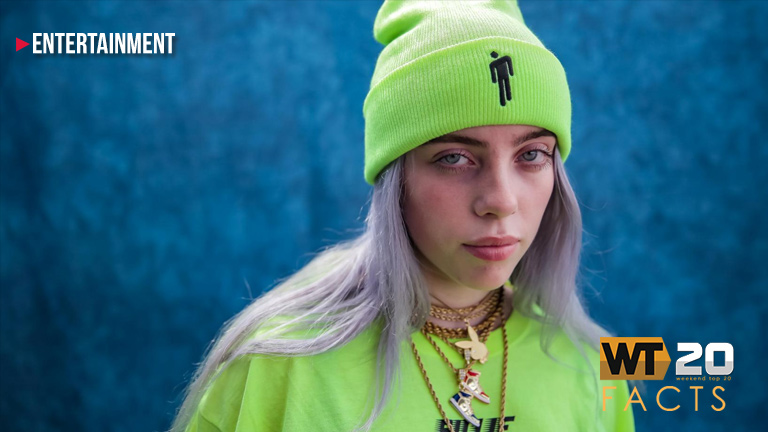 Billie Eilish's "Bad Guy" made it to No.1 at the Weekend Top 20 Countdown