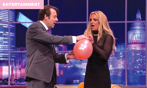 Britney Spears inhale helium