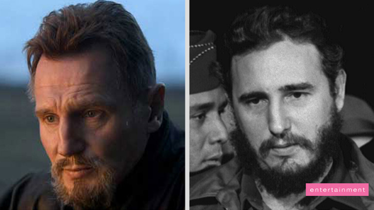 Liam Neeson looks exactly like Fidel Castro!