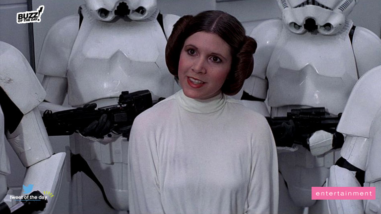 Carrie Fisher Princess Leia passed away