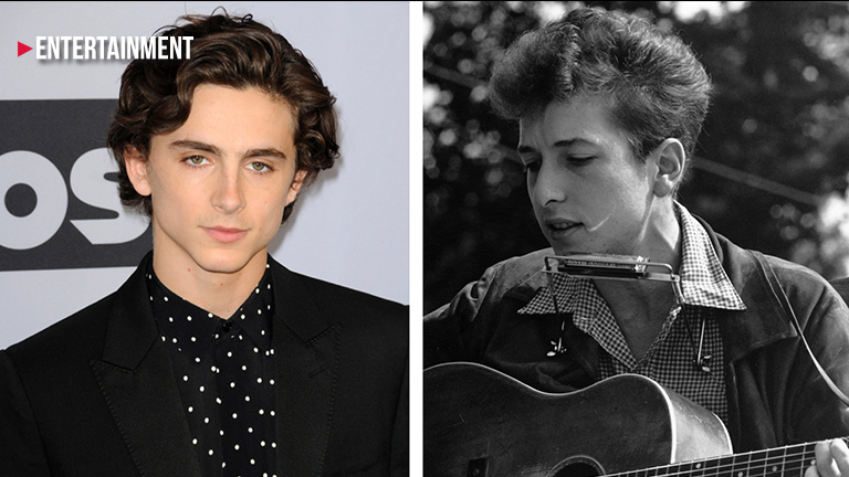 Timothee Chalamet will play Bob Dylan in bipic