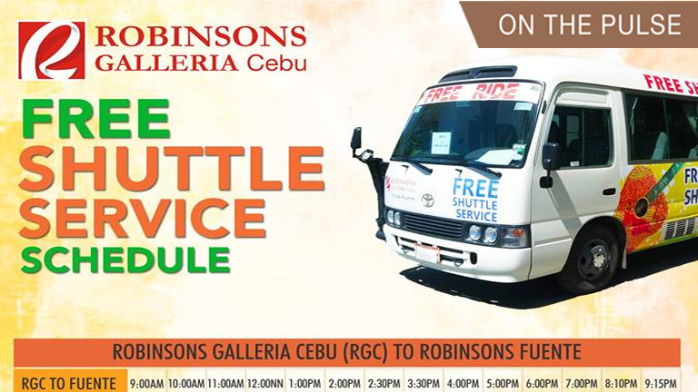 Robinsons Galleria Cebu FREE shuttle