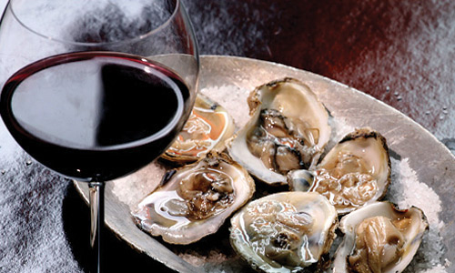 Oysters and Beaujolais