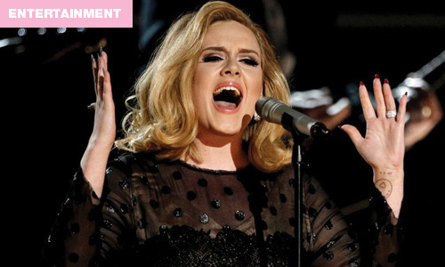 Adele's concert seen on Instagram