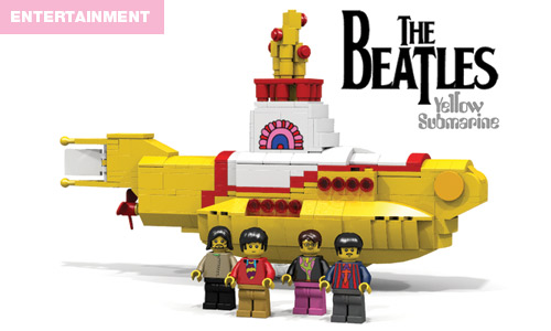 Yellow Submarine with the new Beatles Lego