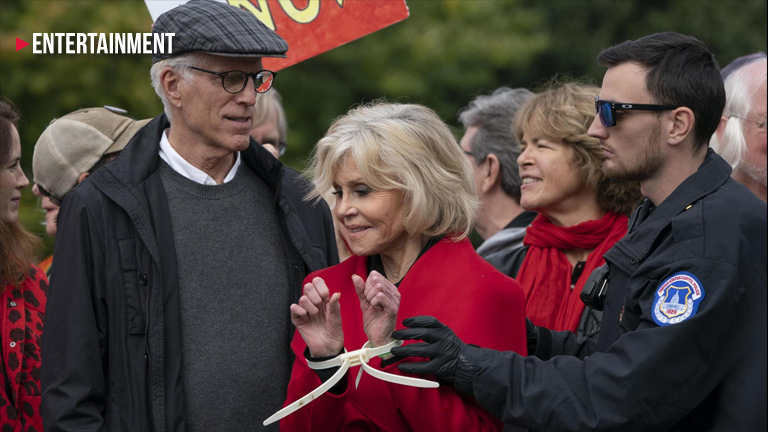 Ted Danson and Jane Fonda arrested while protesting climate change