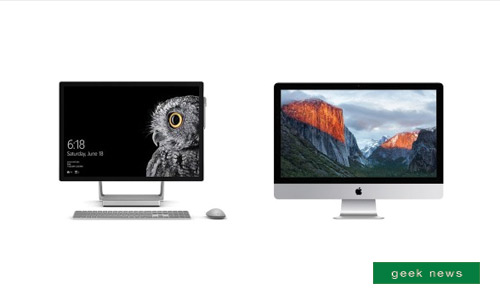 Surface Studio compares to the iMac