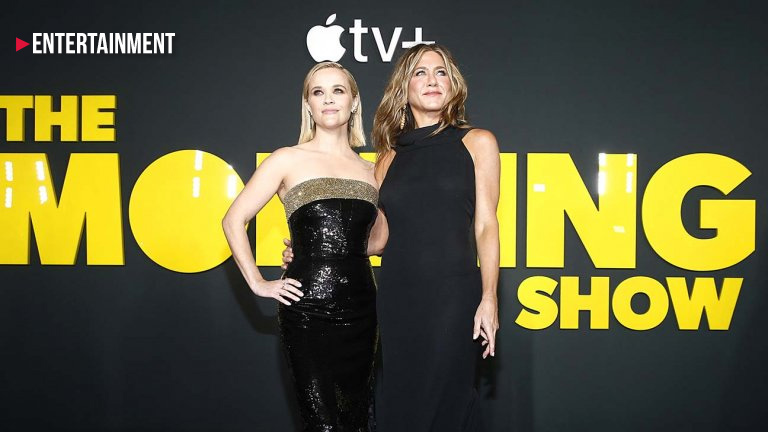 Jennifer Aniston and Reese Witherspoon at The Morning Show’s Premiere
