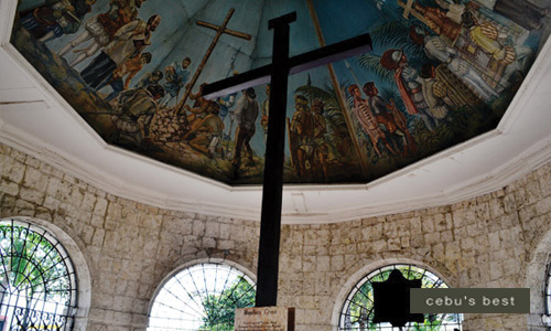 Magellan's Cross is a cultural symbol of Christianity in Cebu. It was planted by Portuguese and Spanish explorers as ordered by Ferdinand Magellan during their arrival in the Cebu Island in 1521.