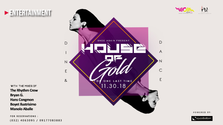 House of Gold returns for one last time this November 30 at KAYU: Kitchen + Bar