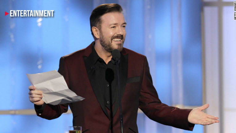 Ricky Gervais promises the unexpected in the 77th Annual Golden Globes