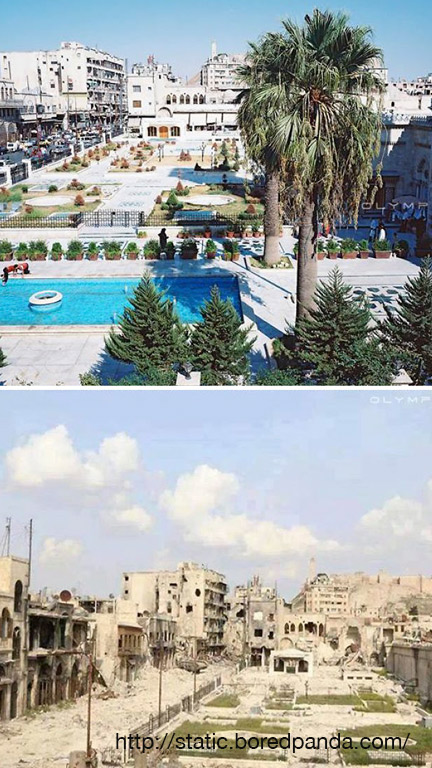Before and After Pics of Aleppo 1
